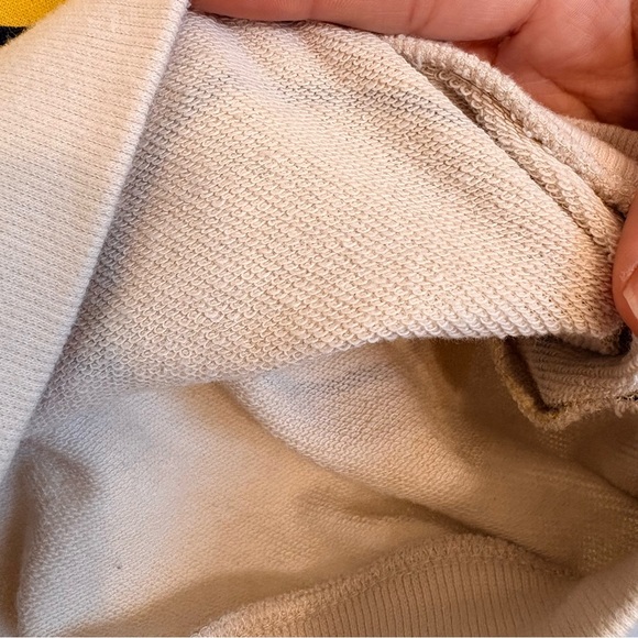 H&M x Smiley World Sz 6x-7 Pullover Hoodie Sweatshirt Cream Yellow Smiley Face - Picture 4 of 8